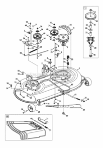 Page F Diagram and Parts List for 2013 MTD Lawn Tractor