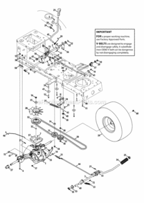 Part Location Diagram of 783-04536B-0637 Husky Support Bracket, Pedal