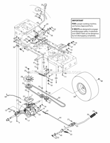 Part Location Diagram of 783-04536B-0606 MTD Support Pedal Bracket