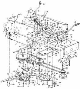 Page D Diagram and Parts List for  MTD Lawn Tractor