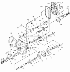 Page H Diagram and Parts List for GT1850 MTD Lawn Tractor