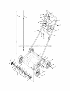 General_Assembly Diagram and Parts List for 2011 MTD Lawn Mower