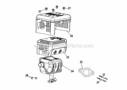 Part Location Diagram of 710-06073 MTD Bolt-m5 X 8
