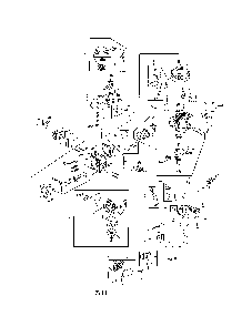 Engine Diagram and Parts List for  MTD Lawn Mower