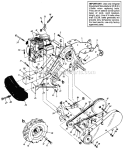 Page B Diagram and Parts List for 1991 MTD