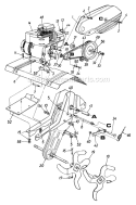 Page A Diagram and Parts List for 1993 MTD