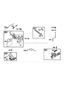 Part Location Diagram of BS-231082 MTD Hex Nut