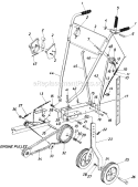 Page B Diagram and Parts List for 1985 MTD