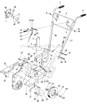 Page B Diagram and Parts List for 1986 MTD