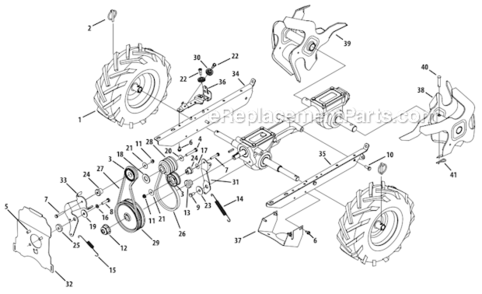 Part Location Diagram of 738-04320 MTD Screw-shoulder
