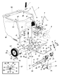 Page B Diagram and Parts List for 1993 MTD Chipper Shredder