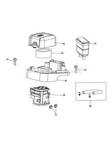 Page A Diagram and Parts List for 2012 MTD Log Splitter