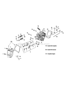 Page D Diagram and Parts List for 2012 MTD Log Splitter
