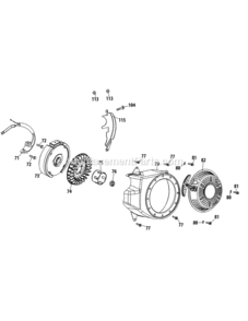 Page E Diagram and Parts List for 2012 MTD Log Splitter