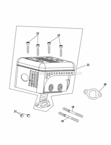 Page G Diagram and Parts List for 2012 MTD Log Splitter