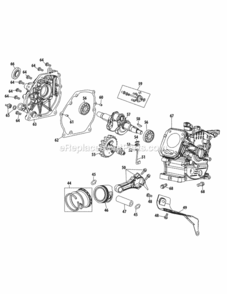 Page C Diagram and Parts List for 2011 MTD Log Splitter