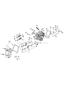 Page D Diagram and Parts List for 2011 MTD Log Splitter