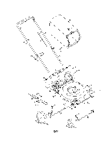 Lawn mower Diagram and Parts List for  MTD Lawn Mower