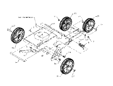 Part Location Diagram of 734-05907 MTD Wheel-8 x 1.