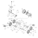 Page F Diagram and Parts List for 1652670 -1996 MTD Snow Blower