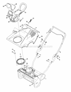 thumbnail interactive-video image 1 of Pro Chaser Carburetor For MTD 21" 123cc Snowblower (Model 31A-2M1E706) – Gas Powered, Traditional Style 1 of 3