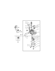 478-Su-10-Carburetor_Assembly Diagram and Parts List for 2010 MTD Snow Blower