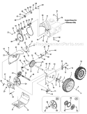 Page B Diagram and Parts List for 2008 MTD Snow Blower