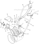 Page D Diagram and Parts List for 2008 MTD Snow Blower