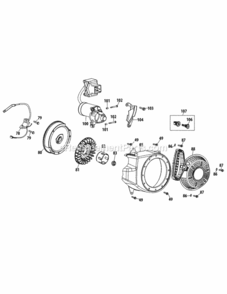 Page E Diagram and Parts List for 2013 MTD Snow Blower