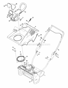 Page I Diagram and Parts List for 2013 MTD Snow Blower
