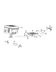 Page D Diagram and Parts List for 2012 MTD Snow Blower