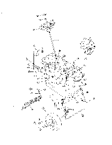 Steering Diagram and Parts List for  MTD Lawn Tractor