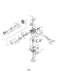 Crankcase Diagram and Parts List for  MTD Engine