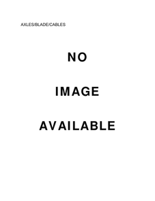Axles/Blade/Cables Diagram and Parts List for 2021 MTD Lawn Mower