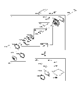 Cylinder head Diagram and Parts List for  MTD Lawn Mower