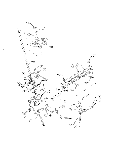 Steering Diagram and Parts List for  MTD Lawn Tractor