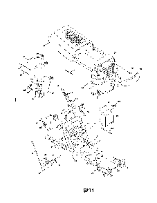 1 style hood Diagram and Parts List for  MTD Lawn Tractor
