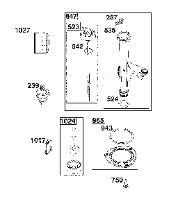 Lubrication Diagram and Parts List for  MTD Lawn Mower