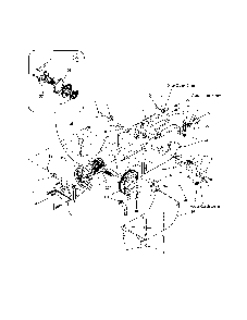 Frame assembly Diagram and Parts List for  MTD Snow Blower