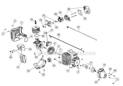 Part Location Diagram of 753-06420 MTD Module Assembly