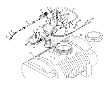 Part Location Diagram of 00035599 MTD Fitting-Adapter