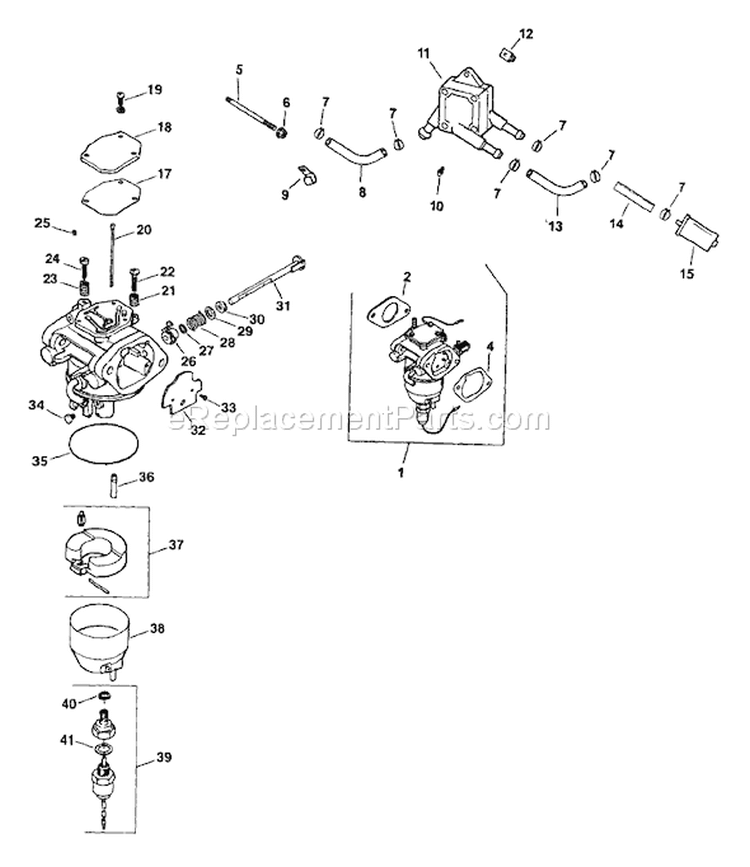 Page U Diagram and Parts List for 53AB5B8J195 MTD Lawn Tractor