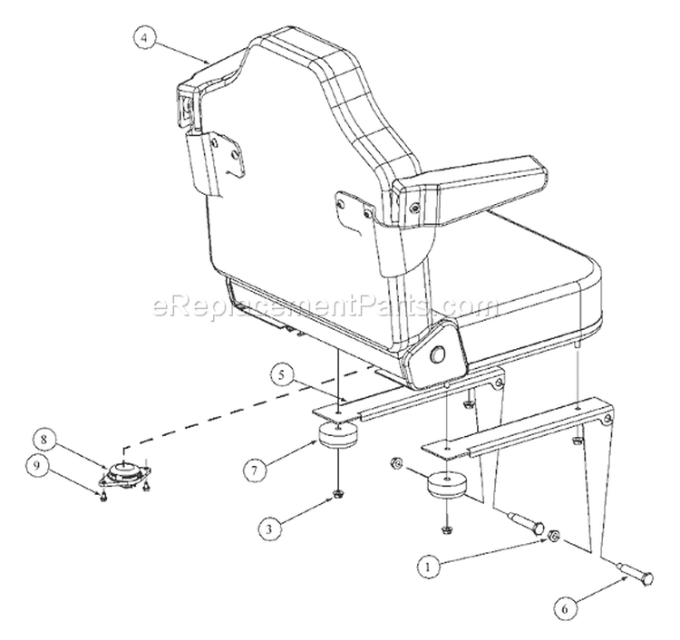 Page AB Diagram and Parts List for 53AB5B8J195 MTD Lawn Tractor