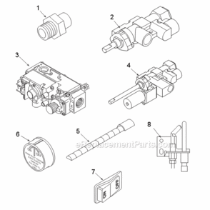 Models Spk-Nga, Spk-Lpa, Spk-Lpa, Mvvklpa, Cvthl-Ng, Cvthl-Lp, Manvk Assembly Diagram and Parts List for VWF Series Majestic Heating Stove