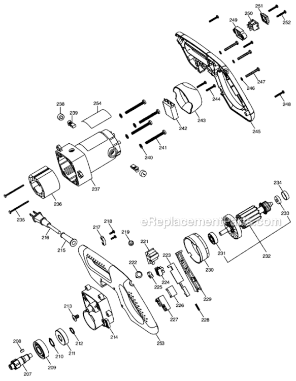Page C Diagram and Parts List for  Makita Miter Saw