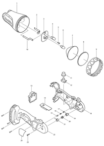 Diagram Diagram and Parts List for  Makita Worklight & Flashlight