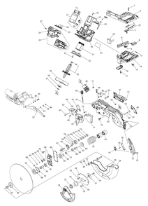 Fig-0 Diagram and Parts List for  Makita Miter Saw