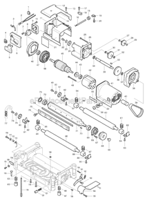 Page A Diagram and Parts List for  Makita