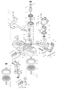 Part Location Diagram of 421333-4 Makita Rubber Tire