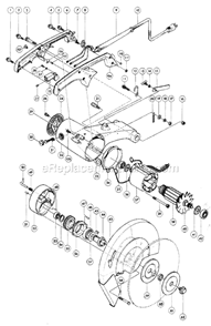 Page A Diagram and Parts List for Type 2 Makita Chop Saw